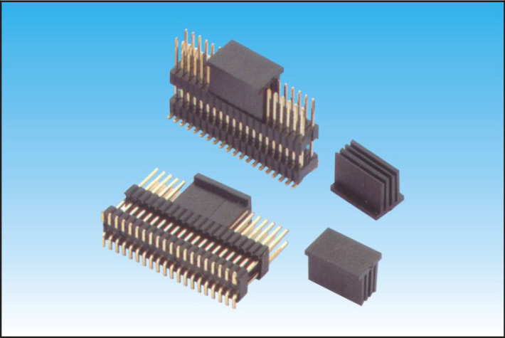 1.27MM双排针,多塑贴片