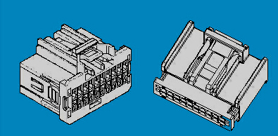 2.54mm,双排,线端连接器