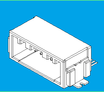 2.00mm,双排,板端连接器