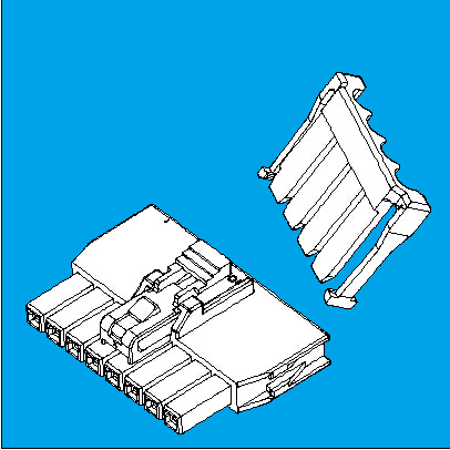 2.50mm,单排,线端连接器