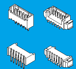 1.25mm,单排,板端连接器