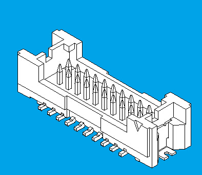 1.25mm,双排,板端连接器