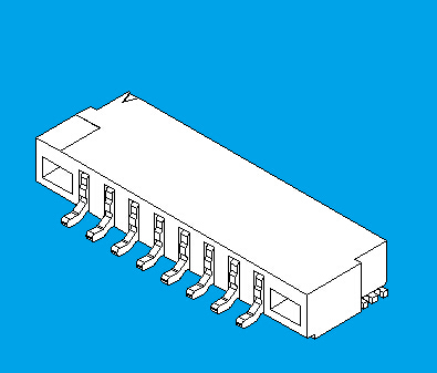 1.25mm,单排,板端连接器