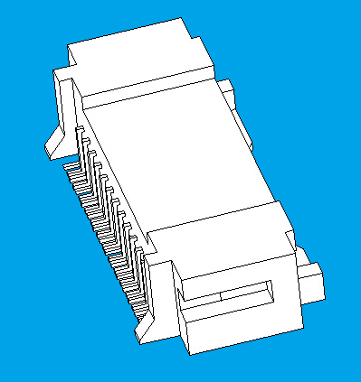 1.25mm,双排,板端连接器