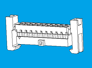 2.00mm,双排,线端连接器